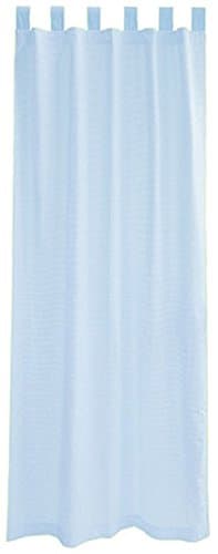 Seed Sprout 2 Piece Gingham Curtain Panels, Blue, 63"
