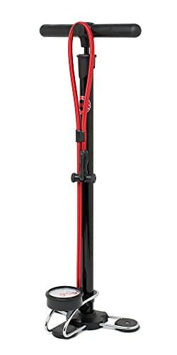 Velowurks Element Bicycle Tire Floor Pump, Black
