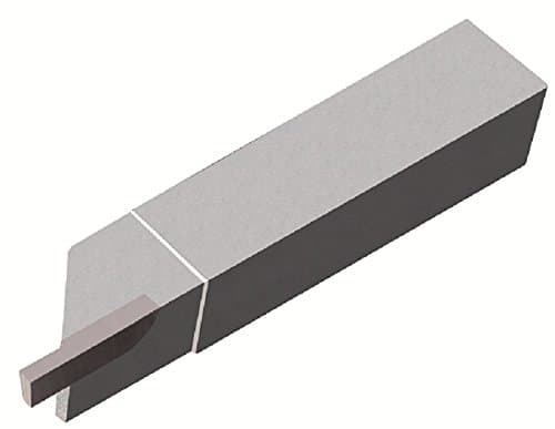 Micro 100 RC-250040 Right Hand Cut-Off Brazed Screw Machine Tool, "Style RC", Tool Dimension of 6" Length, 1/4" Width, 1/4" Height, Tip Dimension of 0.040" Width