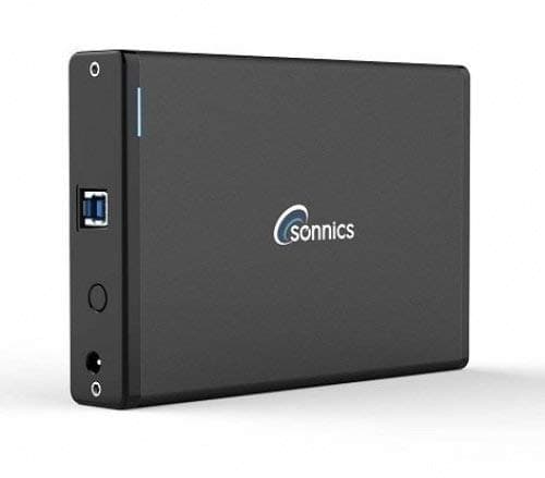 Sonnics 3TB Desktop External Hard Drive USB 3.0 high speed for XBOX ONE, PS4, Windows PC,/Apple Mac