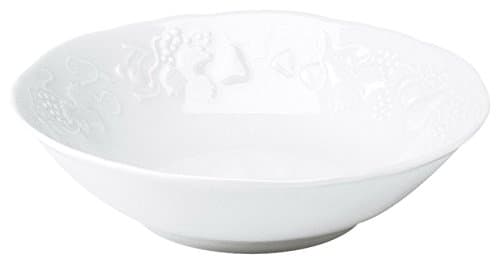 Blanc De Blanc Fruit/Ice Cream Bowl 5" by Philippe Deshoulieres
