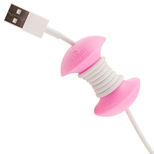 Applecore Pack of 3 Light Pink Cable Organizer is the Solution to Your Cable Man