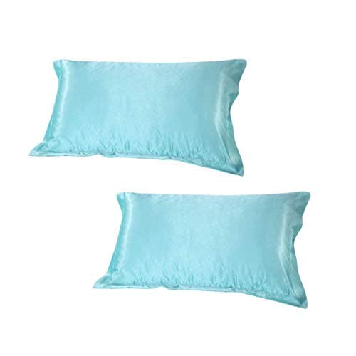DEHMAN Satin 600 TC Pillowcase (Blue_King)