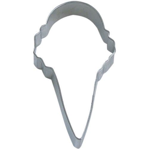 Foose Store Ice Cream Cone Cookie Cutter 4 Inch –Stainless Steel Cookie Cutters - Ice Cream Cone Cookie Mold