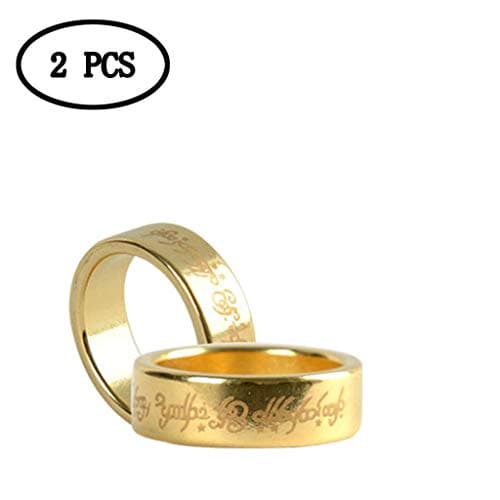 BIEE 2 Piece Magic Strong Magnetic Ring Magnet Coin Decor Finger Magic Tricks Props Show