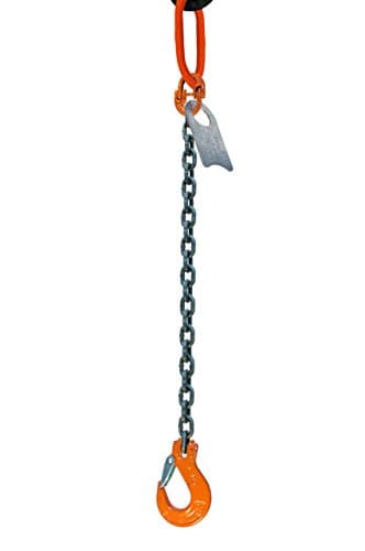 Chain Sling - 3/8" x 6' Single Leg with Sling Hook - Grade 100