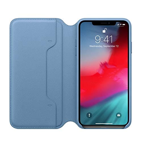 for iPhone XS Max Case 6.5 inch, Leather Wallet Cover Flip Cases (For iPhone XS Max 6.5", Blue)