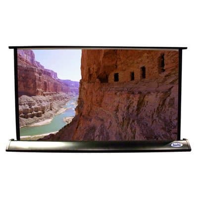 Matte White Electric Projection Screen Viewing Area: 15" H x 26" W