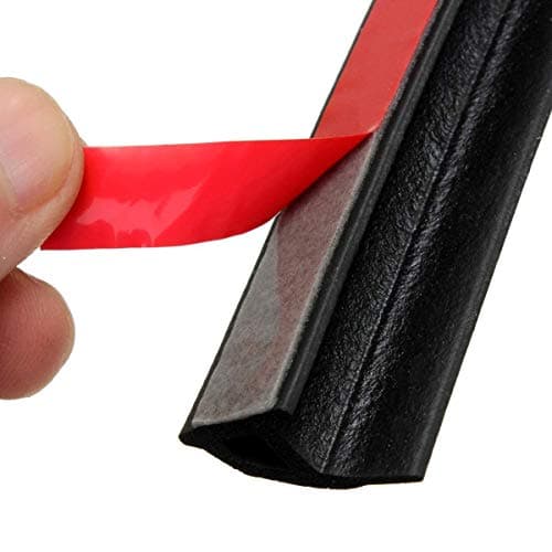 M M SEALS A177-30F Universal P Shape Rubber Seal Weather Strip Hollow Door Window Edge Moulding Trim Decorate Weatherstrip (30 Feet)