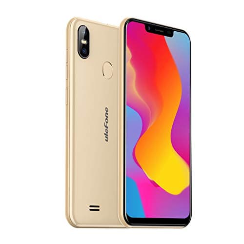Sim Free Smartphone, Ulefone S10 Pro Dual Sim Mobile Phone Unlocked 4G, 5.7-inch All Screen, 2GB RAM 16GB ROM, 16MP+5MP+8MP Cameras, Face Unlock Fingerprint ID, Android 8.1 GPS Glonass Gold
