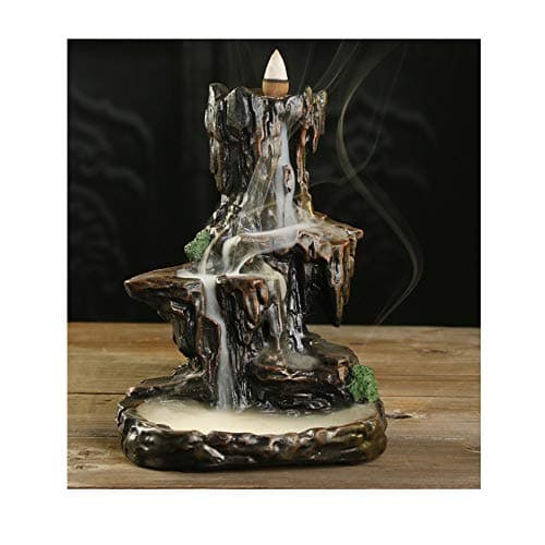 Mildtalk Backflow Incense Burner Mountain Backflow Incense Burner Waterfall Incense Burner Fountain