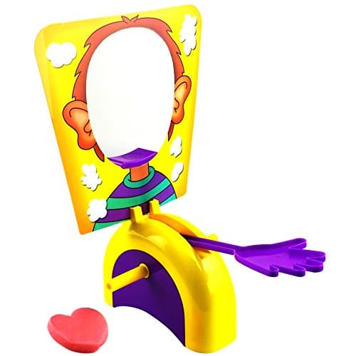 Fun Pie Face | Cute Colorful Funny Pie Face Game Throw Toy Set with Spinner and Sponge | Safe Sturdy Lightweight Eco-Friendly ABS for Home Kids Adult Friend Family Competition | 1511