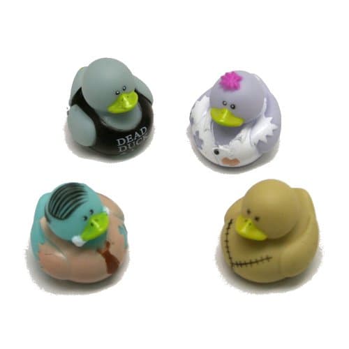12 pc Vinyl Zombie Rubber Duckies