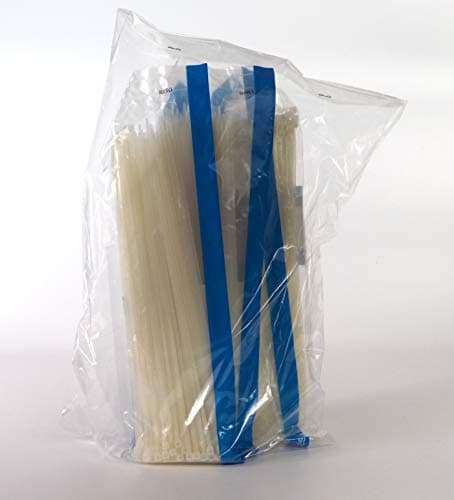 Sanfor 70241 Nylon Cable Tie Bag, White