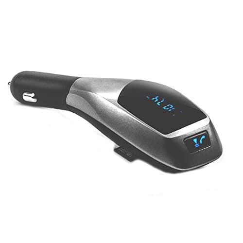 YASOKO Wireless FM Transmitter Handsfree Bluetooth Car Kit LCD Display MP3 Player Support USB TF Card U Disk