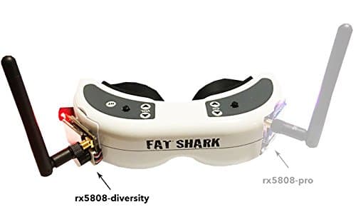 LaForge Pro FatShark RX 5.8Ghz diversity module with beeper and wire harness includes NEW DOOR