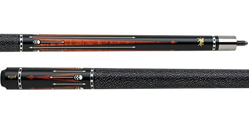 GriffinCues Black Stain with Floating White Spears and Brown Points Cue Weight: 18 Oz.