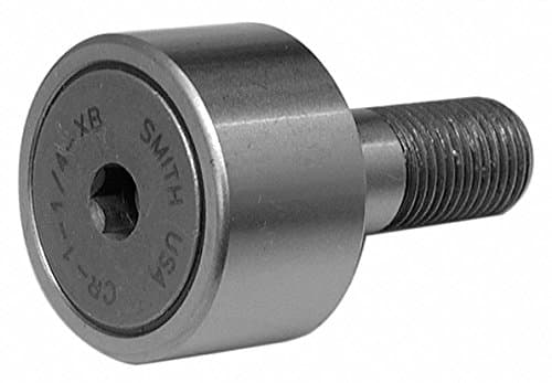 0.6250" Roller Dia. Flat Stud Cam Follower;Hex Socket Face Design