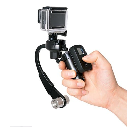 3-Axis Inertia Gyro Stabilizer W/GoPro Grip Handle Stabilizer GoPro Gimbal Video Stabilizer Support for DSLR Cameras GoPro / Hero 4 / 3+/ 3(black)-Not Include Remote Adapter