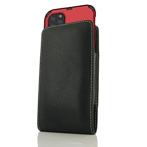 PDair iPhone 11 Pro Genuine Leather Case, Leather Pouch Case Sleeve Pouch, Handmade Premium Vertical Holster for iPhone 11 Pro (NO Belt Clip)