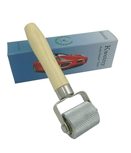 Kweiny Metal Barrel Roller 1.5" Dia Installation Tool for Auto Noise Sound Deadening Insulation Mat or Wallpaper | Rolling Whell Tools for Car or Motorbike Tire Patch Repair (Roller Width 40mm)