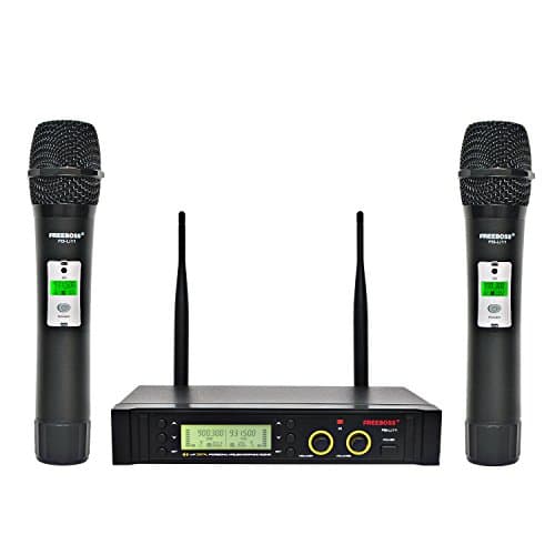 Freeboss FB-U11 UHF Wireless Microphone System Dual Channel IR 2x100 Frequency Wireless Microphone (FB-U11)