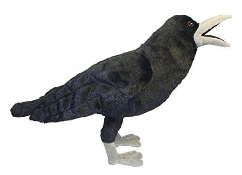 20" Standing Shadow The Raven Bird Plush Stuffed Animal Toy