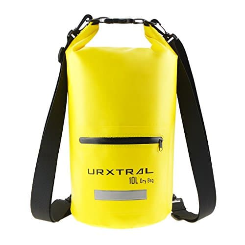URXTRAL Waterproof Roll Top Dry Bag Floating Dry Compression Sack Keeps Gear Dry for Kayaking, Canoeing, Beach, Rafting, Boating, Snowboarding, Hiking, Camping and Fishing - 10 Liter