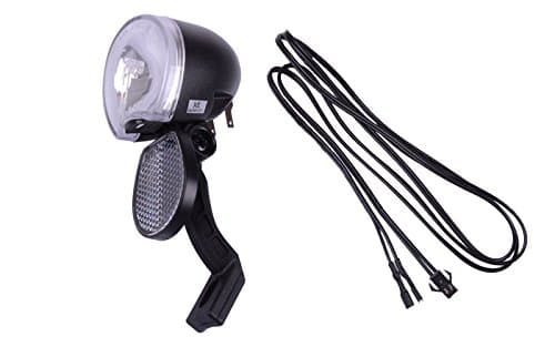 LED Front Light with Reflector 24/36 V Pedelec, Electric Bike 15Lux