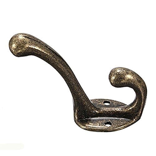 Corner Biz Bath - Victorian Cast Iron Hook Coat Hat Tie Wrought Iron Wall Hooks