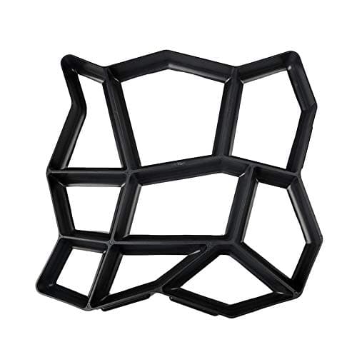 Trkee Floor Path Maker Mould Concrete Mold Reusable DIY Paving Durable for Garden Lawn