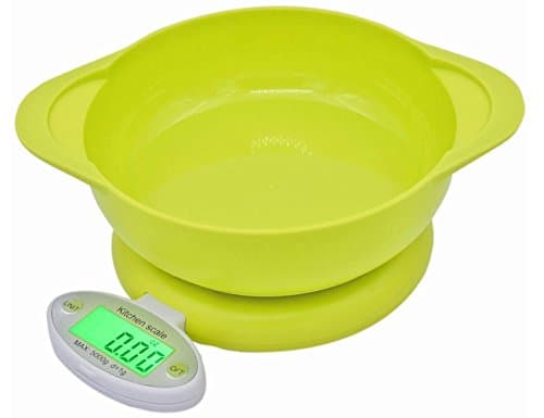 TBBSC Digital Kitchen Food Scale, Multifunction Baking Cooking Smart Weigh Scale with Bowl 11lb 5kg