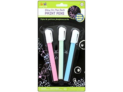 Multicraft Paint Pens Glow In The Dark 3pc