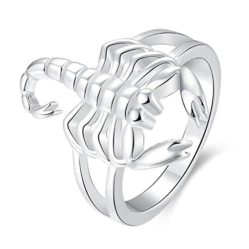 VEELFF Creative Scorpion Lady Stainless Steel Ring