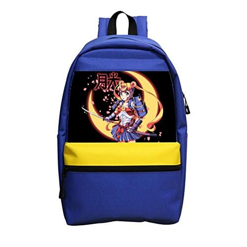 Moon Light Samurai Student Backpack School Bag Print Girls Super Bookbag Break