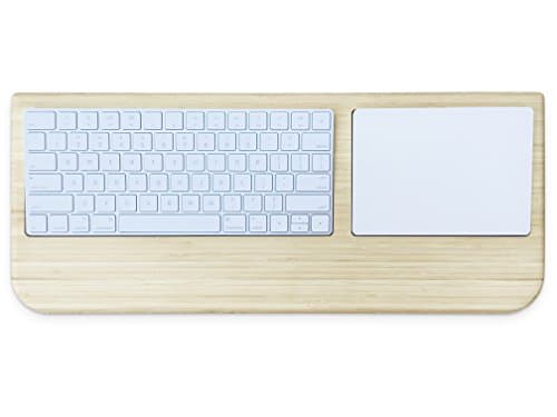 Station for Magic Trackpad 2 - Premium Home and Office Accessory - iSkelter Apple Solutions - Control Your iMac or Laptop Remotely - Apple Accessories (in Premium Light Bamboo)