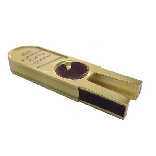 Zhoyea Durable Multifunctional Ultimate Snooker Pool Cue Tip Scuffer Burnisher