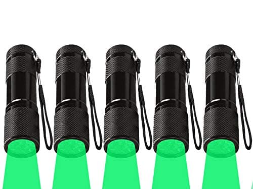 Ulako Tactical Green Light Flashlight Torch Single 1 Mode For Hunting Hog Pig Coyote Varmint Predator Detector