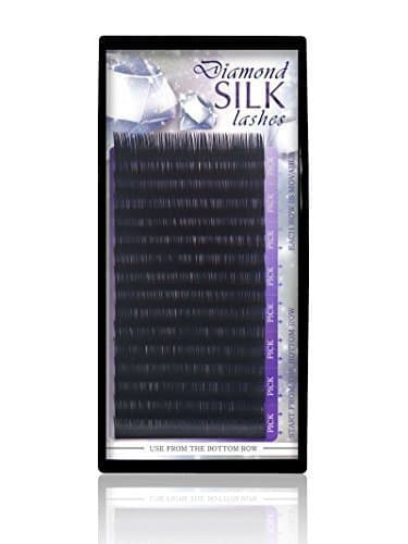 Mixed Length Diamond Silk Lash J B C curl Premium Silk Lash Eyelash Extension