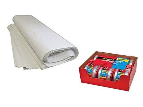 Moving Boxes 24 x 36 Inches Packing Paper 160 Sheets and Packing Tape