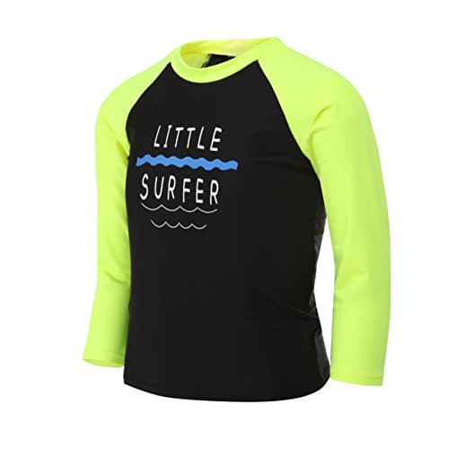 Kids Rash Guard (8 / 6T - 7T, Lime)