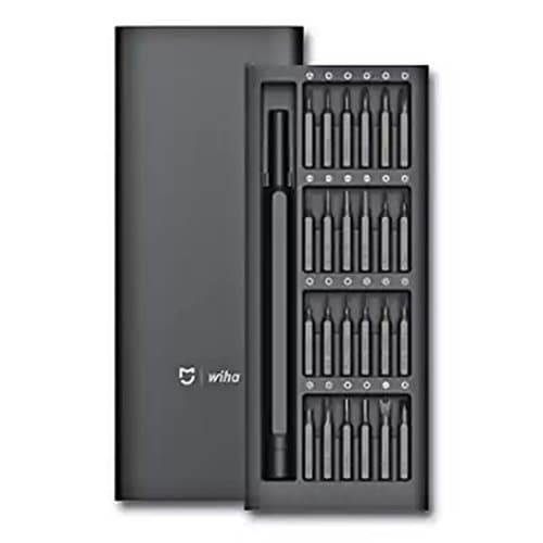 OstarYeah Wiha Daily Use Screwdriver Kit 24 Precision Magnetic Bits Alluminum Box DIY Screw Driver Set For Xiaomi Mijia Best Gift For Man