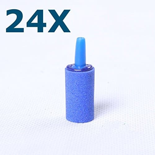 24 pcs Air Stone 1" Aquarium Fish Tank Aerator Diffuser Pump Hydroponics