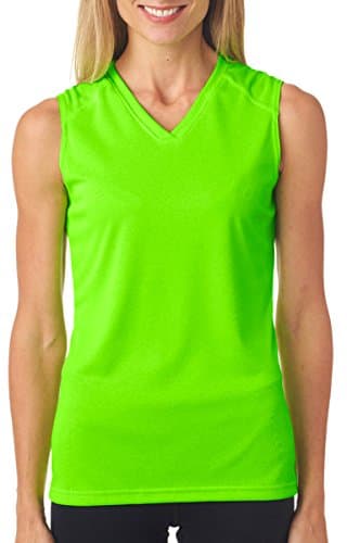 Badger Ladies' Sleeveless Tee - Lime - L
