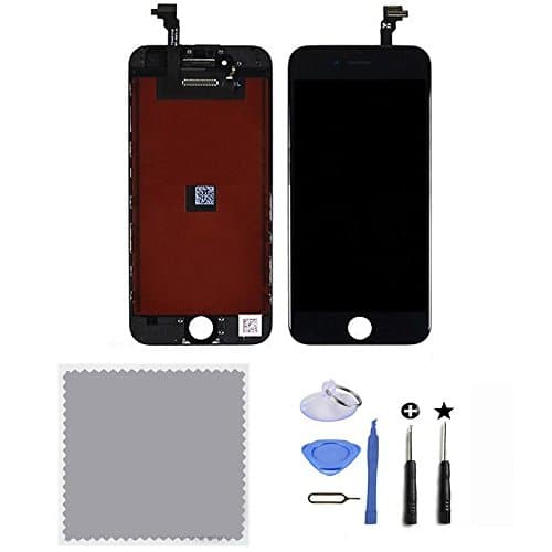 Screen Replacement LCD Display iPhone 8 Plus Black LCD Touch Screen Digitizer Replacement Full Assembly with Repair Tool Kit
