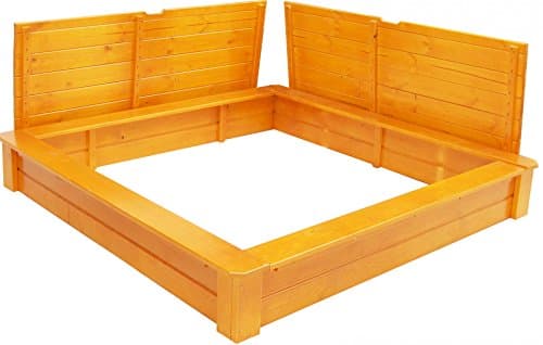 Andrewex big pine sandbox with cover 152x152 cm