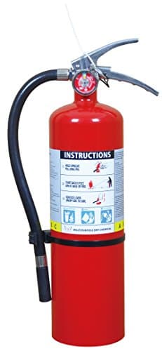 5lb Heavy Duty ABC Fire Extinguisher 3-A, 30-B: C Stainless Steel Handle w/ Wall Hook/PD5LB-BAL