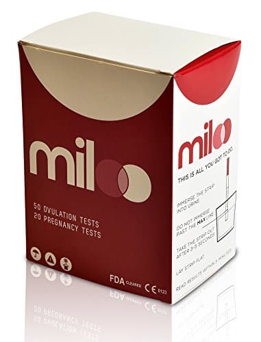 Miloo 50 Ovulation Test Strips and 20 Pregnancy Test Strips Combo Kit, (50 LH and 20 HCG)