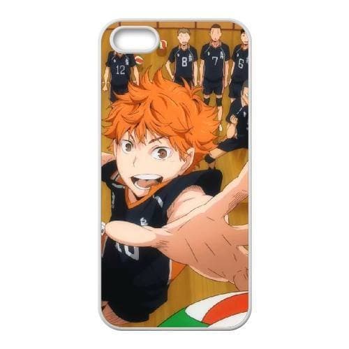 haikyuu Hard Plastic Phone Case Shell Cover Skin For iPhone SE 5 5S White DWDOO884