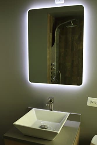 Windbay Backlit Led Light Bathroom Vanity Sink Mirror. Illuminated Mirror. (24")